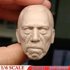 1/6 Model Danny Trejo Solider Man Head Sculpt Fit 12″ DIY Hot Toys Hero Figures