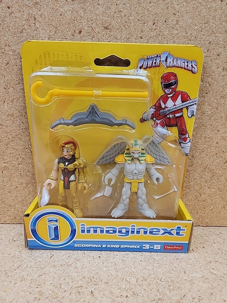 Imaginext Mighty Morphin Power Rangers King Sphinx & Scorpina Figures