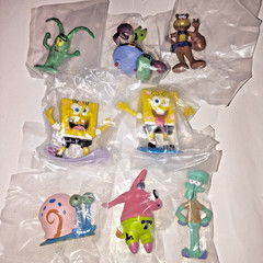 SpongeBob SquarePants Mini Toy Figurines Patrick Gary Squidward ETC Lot of 6