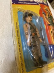 The Corps Croc Action Figure Grenade Launcher Bowie Knife 3.75″ GI Joe Like Vtg