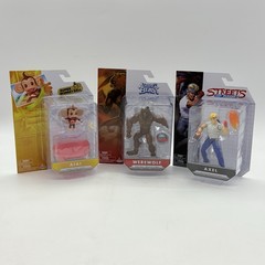 Sega Genesis Action Figures Altered Beast Werewolf Monkey Ball Streets Of Rage