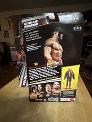 WWE Monday Night Wars Ultimate Warrior Series 12 Black Hat🔥 In Hand