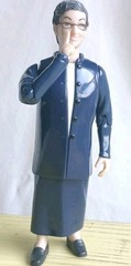 Shushing Nancy Pearl Librarian Female Action Figure 2008 Accoutrements NO BOOK