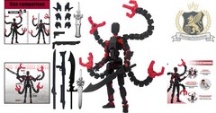 Collectors Favorite: Multi-Articular 3D Printed Robot Action Figure for Ages 3+