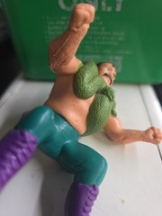 1987 WWF LJN Jake The Snake Roberts Thumb Wrestler Wrestling Figure used wear