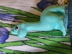Paw Patrol Dino Mystery Mini Brachiosaurus Dinosaur Toy Figure Cyan Teal Blue