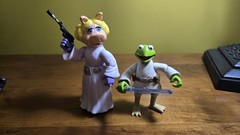 Star Wars the Muppets Kermit the Frog/Miss Piggy Luke Skywalker/Princess Leia