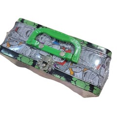 Teenage Mutant Ninja Turtles Tin Lunch Box + 48 PC Puzzle Nickelodeon New