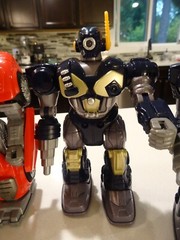 Lot Of 4 VINTAGE HAP-P-KID WALKING LIGHT UP M.A.R.S. 7″ ROBOT ACTION FIGURES C#4