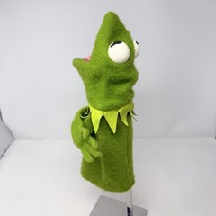 Vintage 1978 Fisher Price Jim Henson Muppets Kermit The Frog Hand Puppet