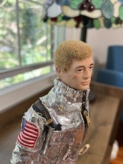 1960s GI Joe Spaceman Astronaut Spacewalk Figure Hasbro Type 1 NASA Helmet Team