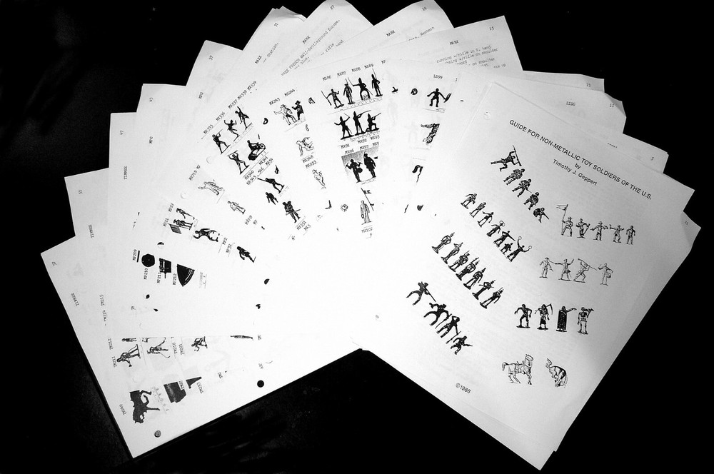 Guide for Non-Metallic Toy Soldiers & Appendix MARX toy soldiers playsets