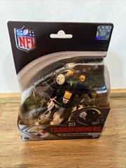 Transformers NFL Steelsmash Steelers Action Figure Helmet Hasbro New Sealed