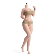 YM YM611 1/6 Female Makeup Soldier Articulated Body 12in Silicone Wrapped Figure