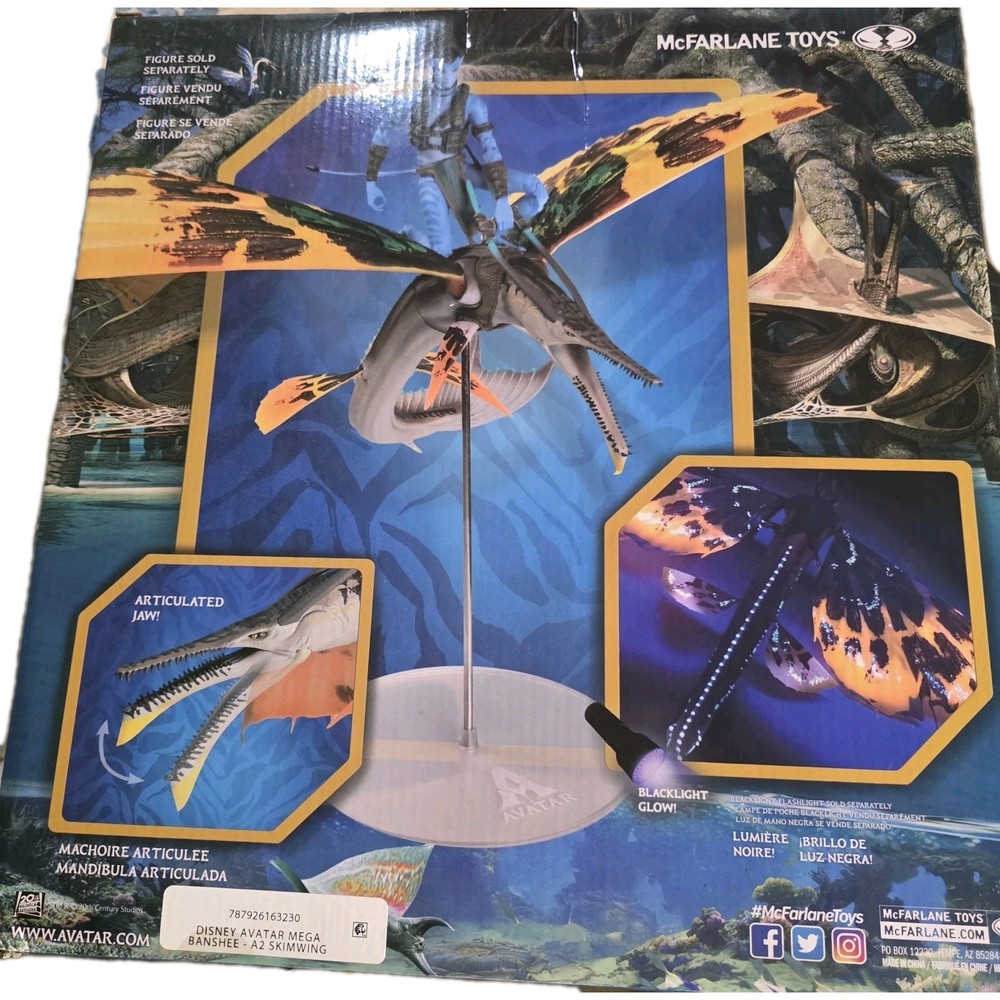McFarlane Toys Avatar: The Way of Water – Skimwing Mega Action Figure NIB