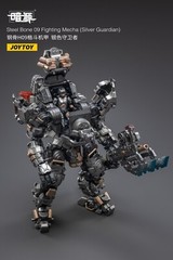 JOYTOY STEEL BONE H09 FIGHTING MECHA SILVER GUARDIAN Robot & Pilot 1/25 Figure