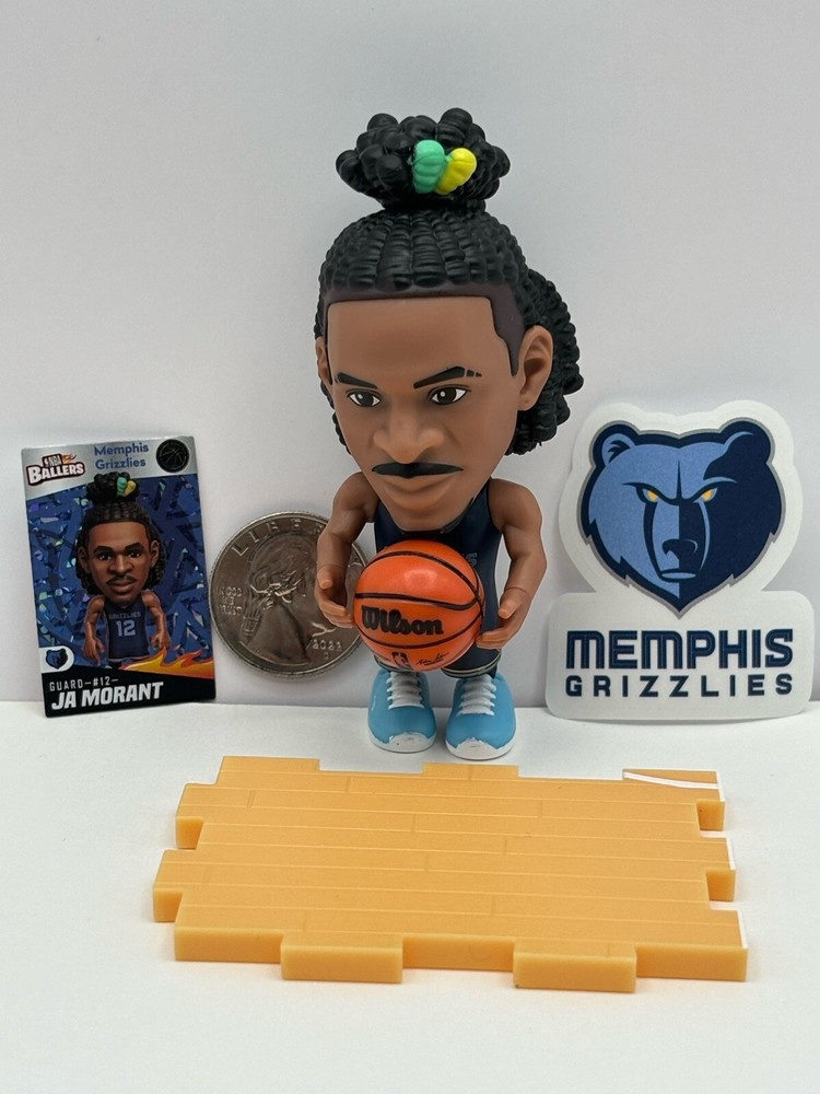 #12 Ja Morant Memphis Grizzlies Wearing Team Jersey Zuru NBA Ballers