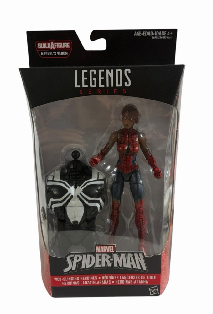 Hasbro Marvel Legends Spider-Man “Spider-Girl” 6″ Boxed BAF Venom New Sealed