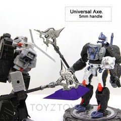 Orange translucent Axe for Siege / SS Series/ Voyager Deluxe TF OP Prime