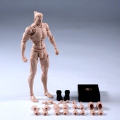 US Romankey X Cowl 1/12 Male Female Super Flexible Joint Body Doll 6″Figure Toy