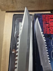 New Rambo First Blood John Rambo Fixed Blade Knife #4829 of 5000