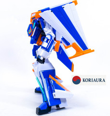 Metal Cardbot S CIELO Aircraft Airplane Transforming Robot Figure Car Toy 2024
