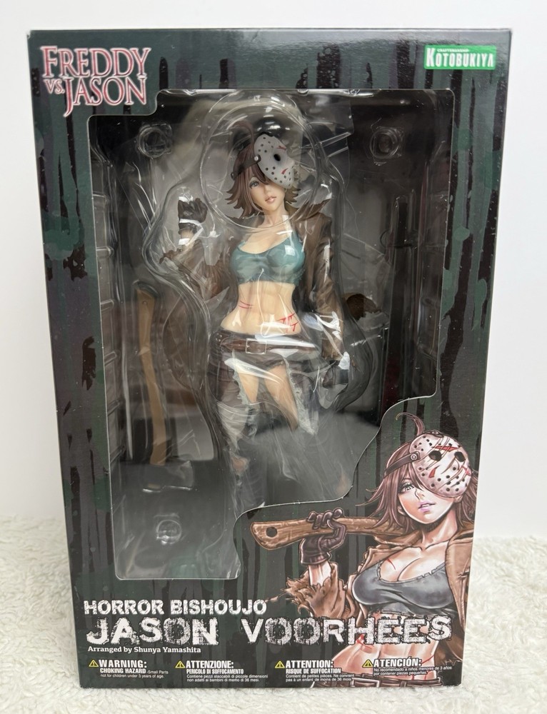 HORROR Bisyoujo Jason Voorhees Freddy Vs. Jason 1/7 Scale PVC Figure Statue NEW