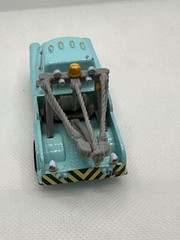 DISNEY Pixar CARS 2008 TOY BLUE Green Paint TOW TRUCK Mattel Tow Mater Diecast