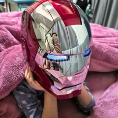 US AUTOKING Iron Man MK5 1:1 Helmet Wearable Voice-controlled Mask Cosplay Prop