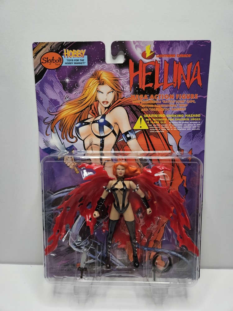 1997 Skybolt Toyz Hellina Lightning Comics Mega Action Figure