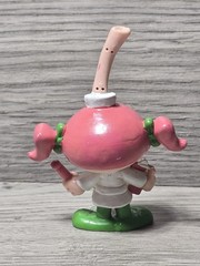 1983 Schleich Snork Snorkels PVC Toy Pink Casey Nurse Figure Heart Snork