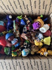 Toy Lot/ Mixed 2’ Figures Plastic Toys. 5LB Of Figures See Photos For Toy In Box