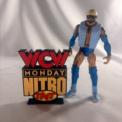WCW Monday Nitro TNT 4″ Standing Display Piece wwe wwf night wars figures