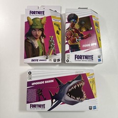 Hasbro Fortnite Victory Royale 6” Figure (LOT Of 3) Skye Ghost Funk Ops Shark