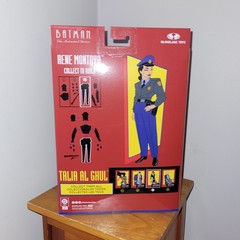 McFARLANE Batman The Animated Series: TALIA AL GHUL w/Rene MONTOYA baf LEGS MiB