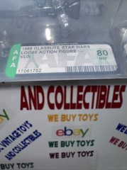 Vintage 1988 Star Wars Droids TV Series Glasslite Vlix AFA 80 🔥