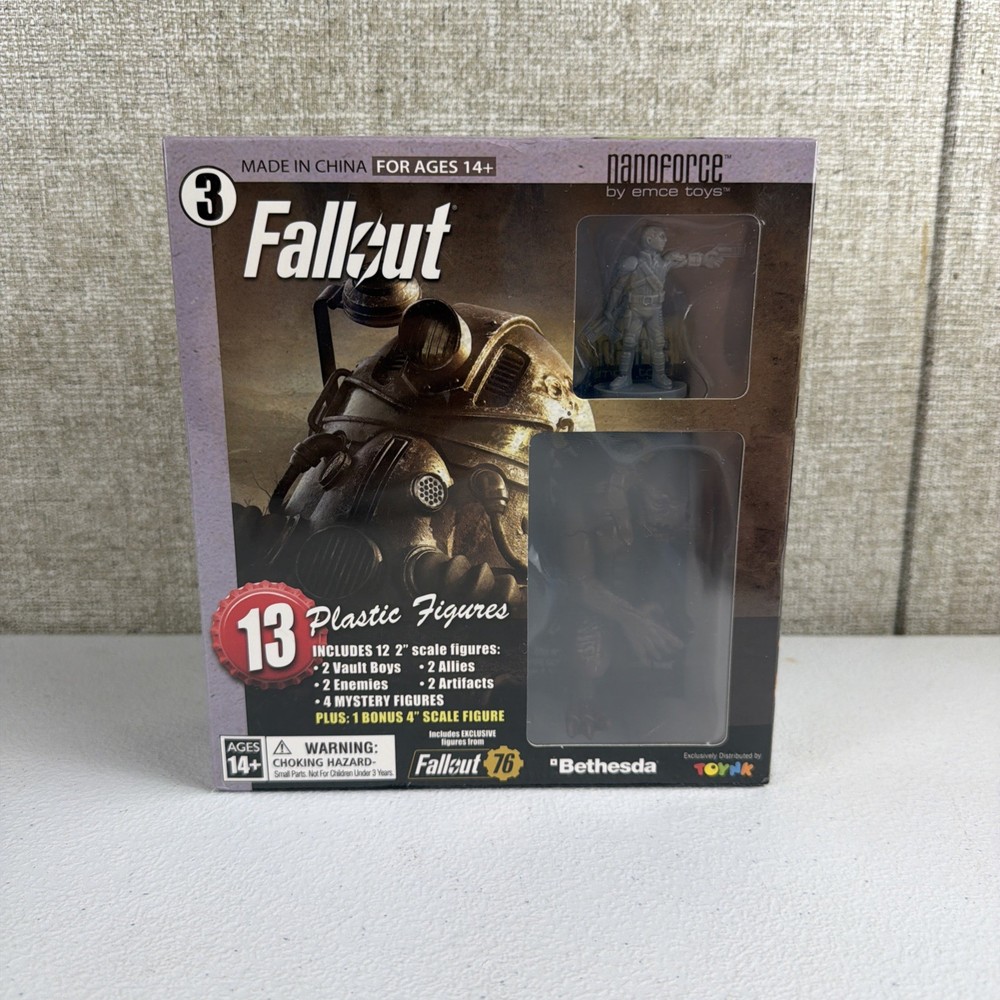 Fallout Nanoforce Series 1 Volume 3 Army Men Style Figures New Sealed Emce