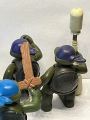 TMNT Toddler Turtle 3inch Action Figure Lot Of 6 Ninja Turtles