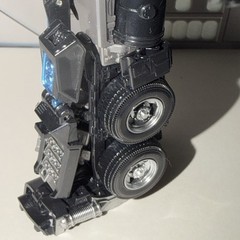 Transformer Nemesis Optimus Prime Black Silver Blue Complete Description 8 Inch