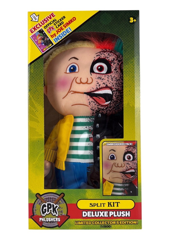 Garbage Pail Kids Split KID 12” Limited Edition Deluxe Plush Doll
