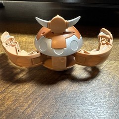 Bakugan Primo Vulcan Tan Subterra Large Deka Display Figure 620 G With 5 Cards