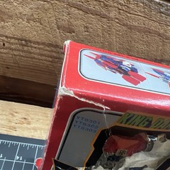 Vintage King Dam Three In One Near Complete with Box Missing 1 Missile Diacast