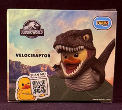 Mini Tubbz – Velociraptor – Jurassic Park – Rubber Duck – Approx 2″ High