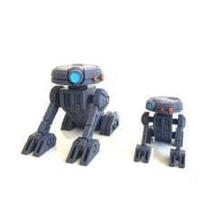 Custom 3D printed T3-M4 Droid for 3.75 Inch Fig Unpainted Vintage Collection