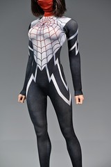 1/6 Elastic Jumpsuit Tight Clothing Fit 12” Female Action Figure