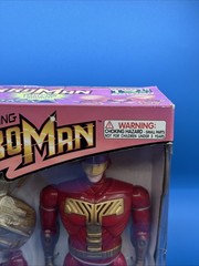 Vintage Tiger Electronics 13 1/2in Talking Turbo Man Action Figure NEW UNOPENED
