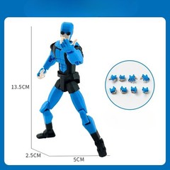 Luanma Star Lucky 13 Invincible Omni-Man Action Figure Full Articulated Model