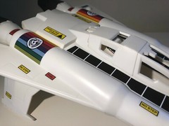 1979 MEGO Buck Rogers Star Fighter | 23 BOX STICKER DIE-CUT
