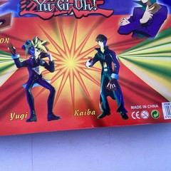 Vintage Yu-Gi-Oh Figure Set Sealed Yugi Kaiba Blue Eyes Dragon RARE