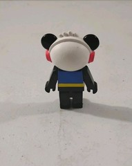 Ryan’s World Combo Panda Bear Figure Blue Vest Red Headphones 3” Just Play Toy